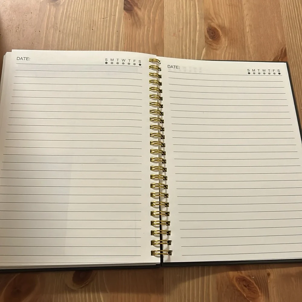Blank planner
